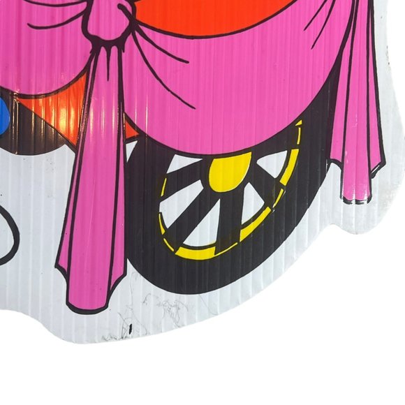 RARE Vintage Happy Easter Bunny Lawn Decoration Colorful Egg Prismatix 1993 - Picture 3 of 5